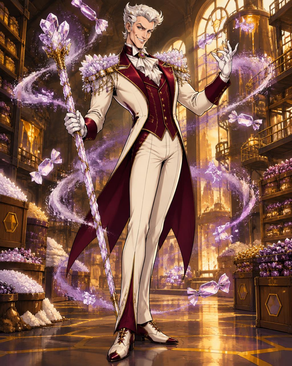 Lord Refined in his villain portrait