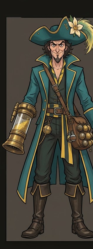 The Pollen Pirate — front view